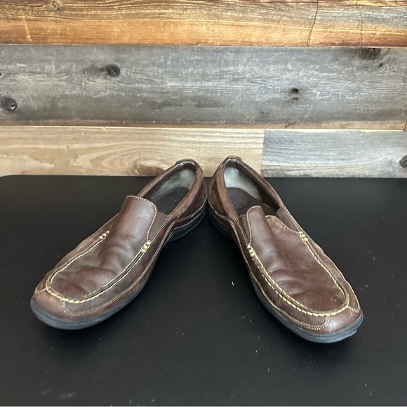 Cole Haan Mens Tucker Slip On Vibram Sole Loafer Shoes Brown Leather size 11 - Picture 5 of 8